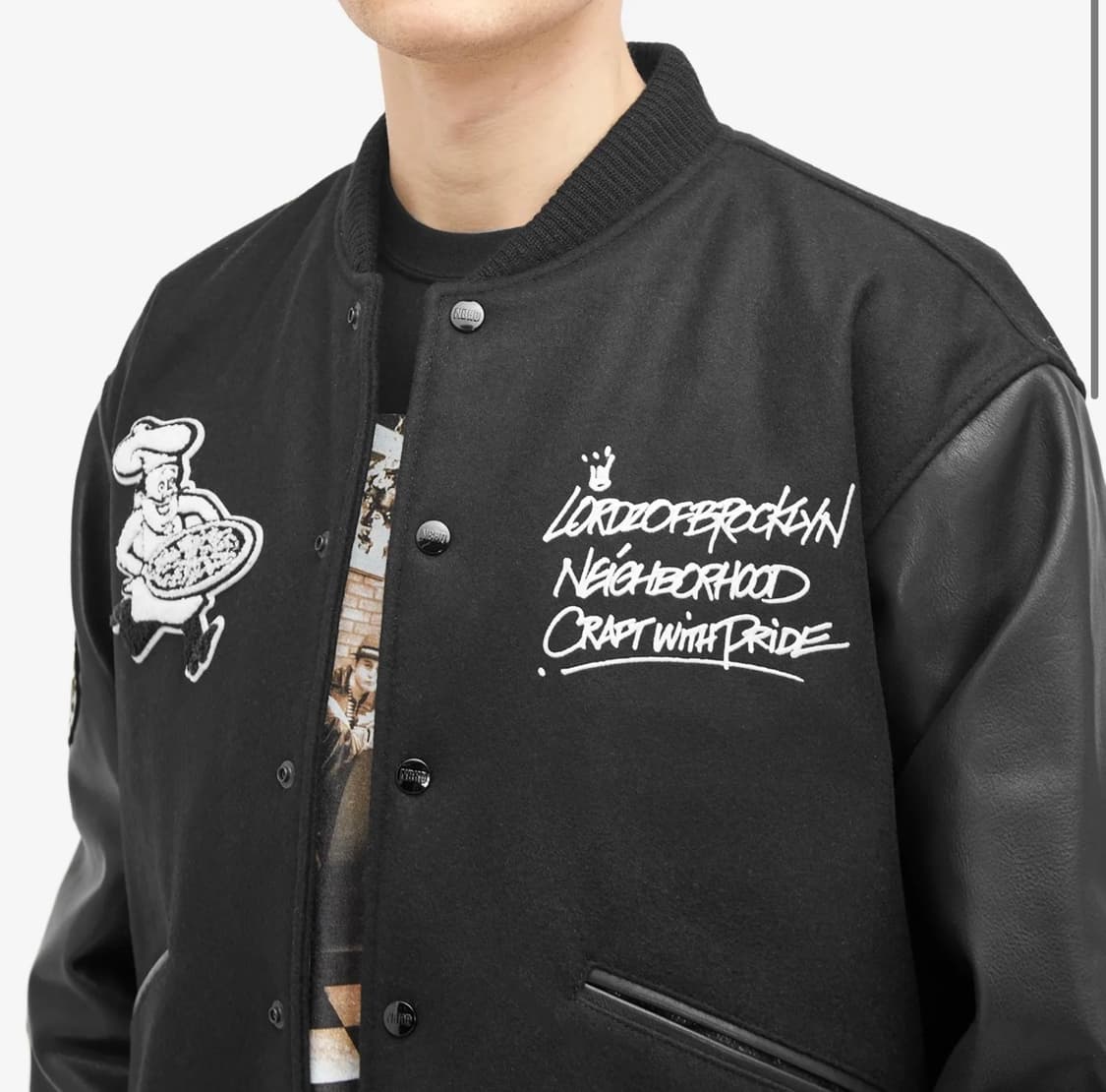 새상품) 네이버후드 x Lordz of brooklyn 스타디움 자켓  상품이미지3