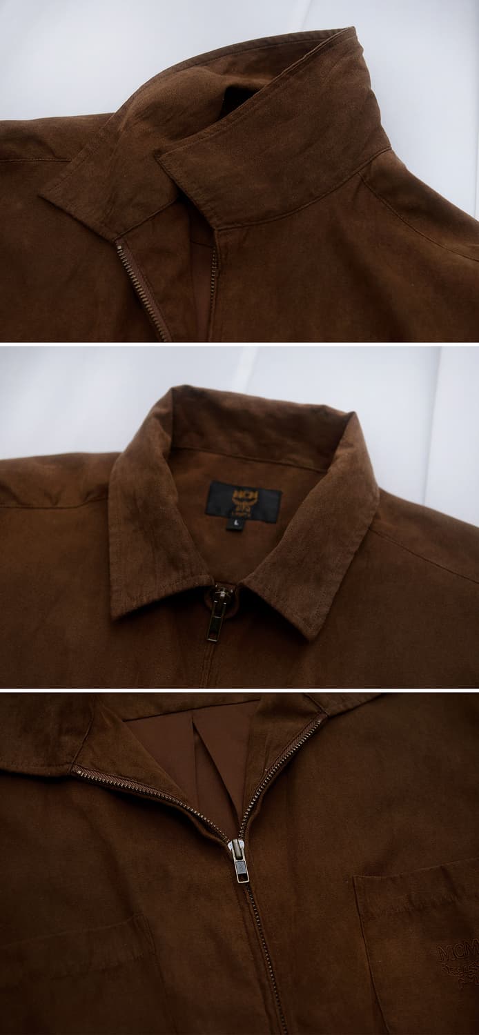 MCM 오리지널 벨벳 스웨이드 집업 셔츠 자켓 (95-100) 상품이미지9