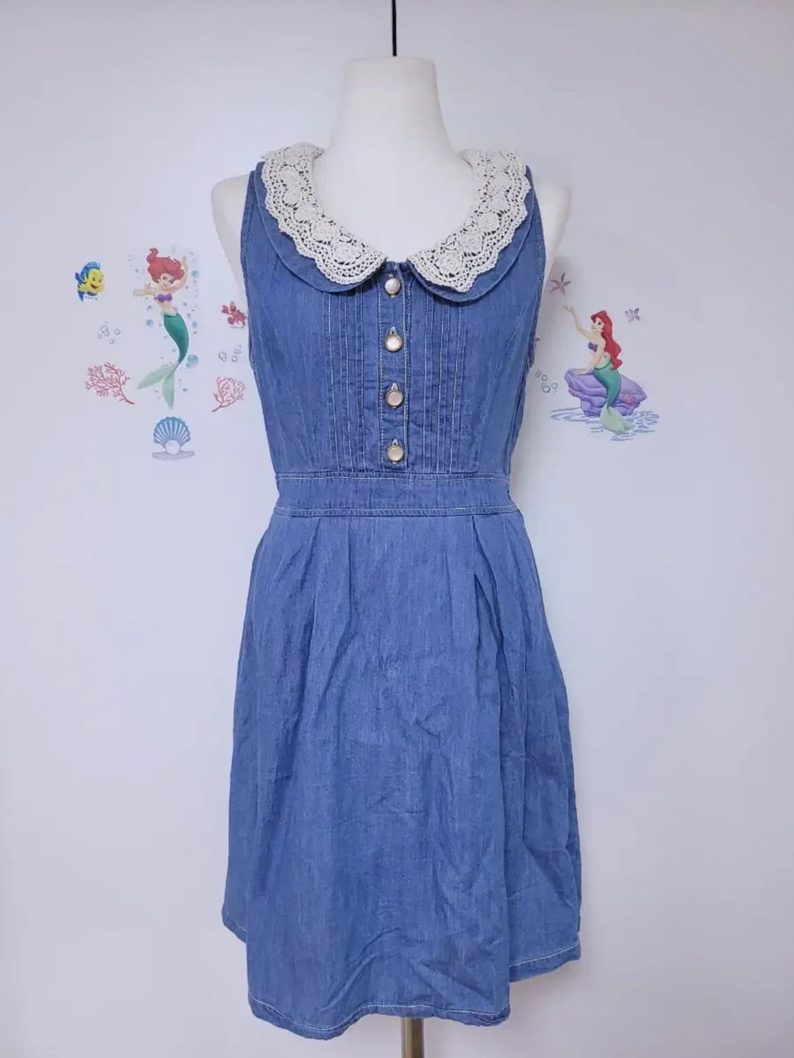 일본빈티지 민소매 청원피스 상품이미지1