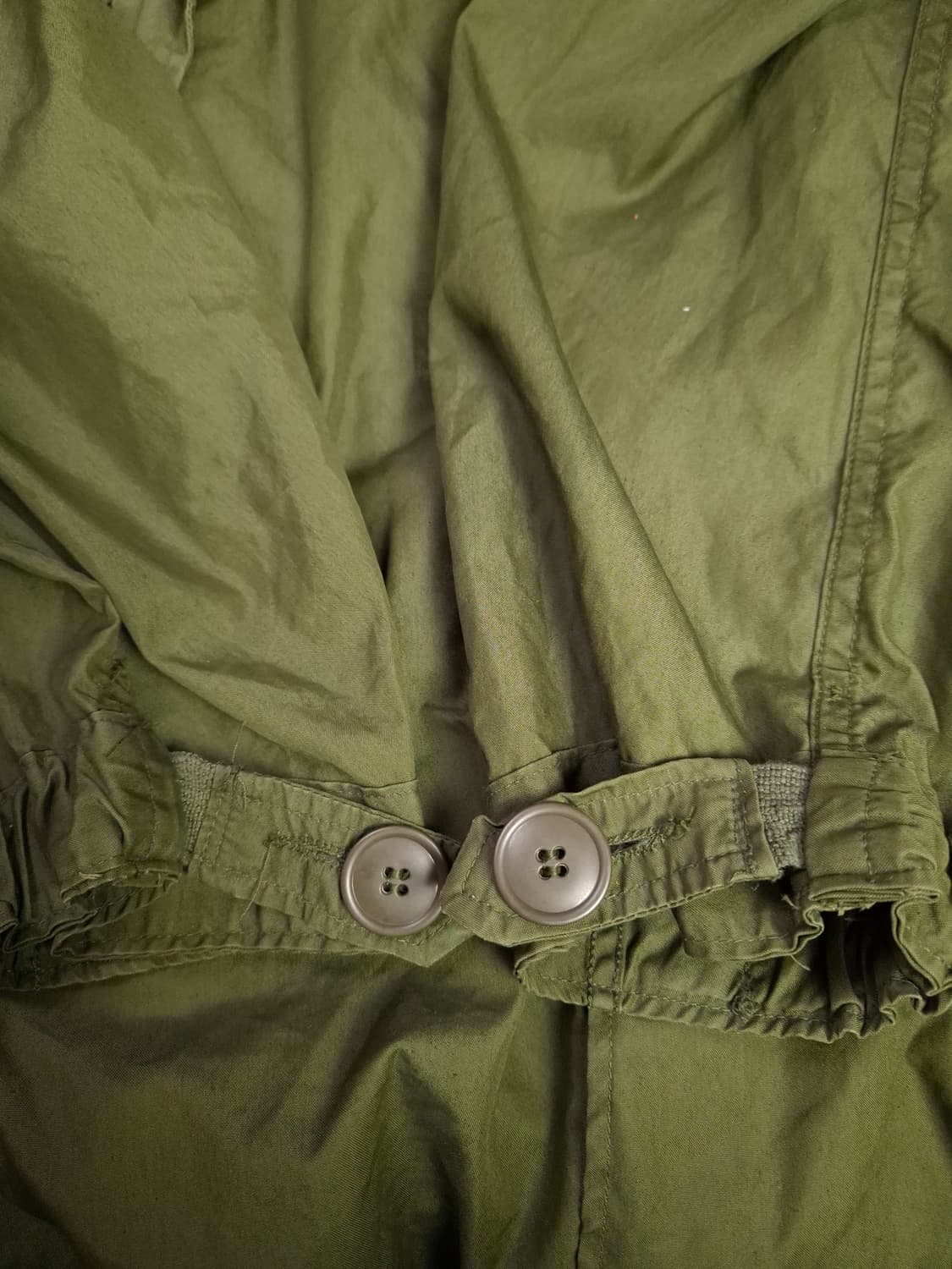 오리지날 미군 M-65 개파카 후드 양털 라지사이즈 풀셋트 상품이미지6