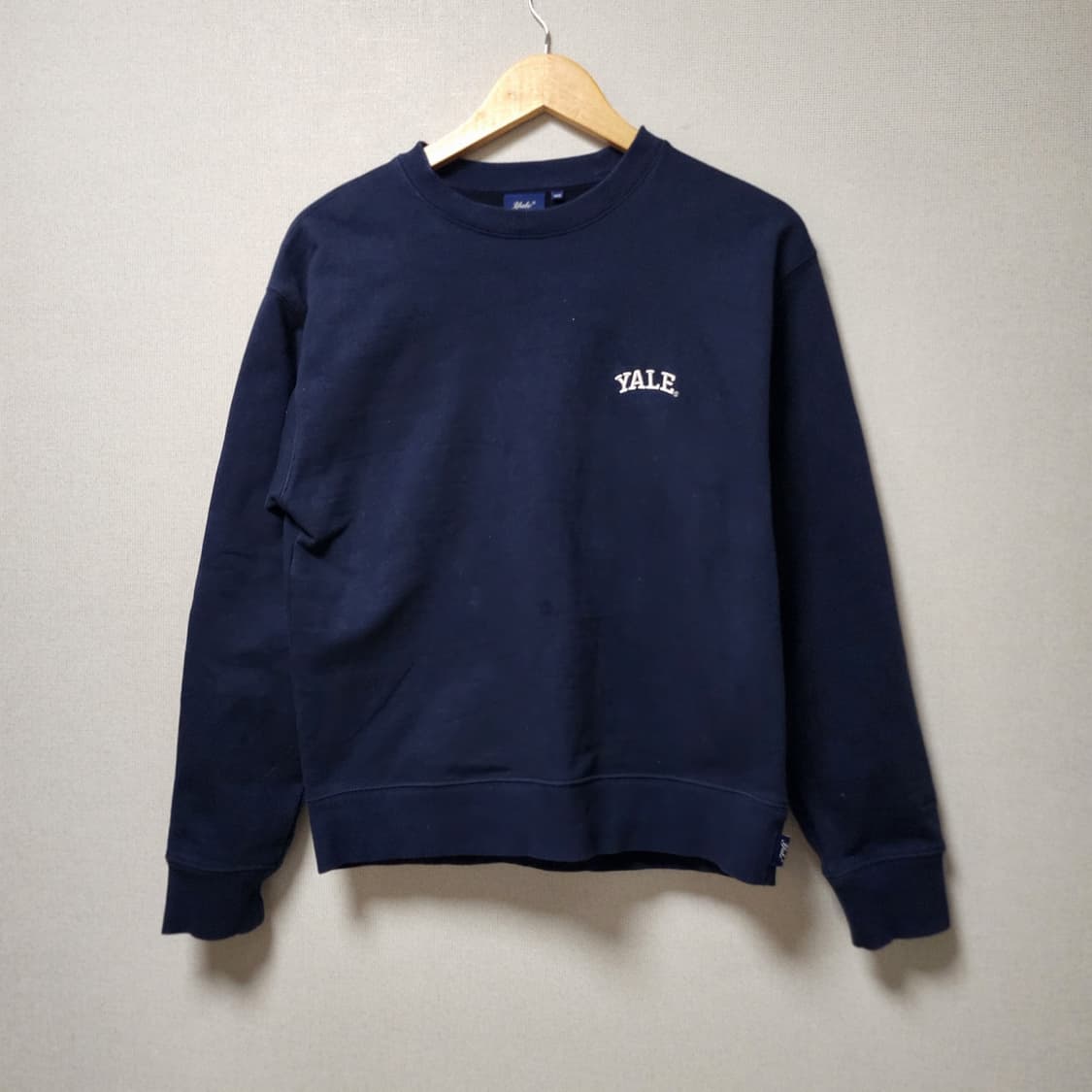 [S] 예일 YALE 네이비 맨투맨 상품이미지1