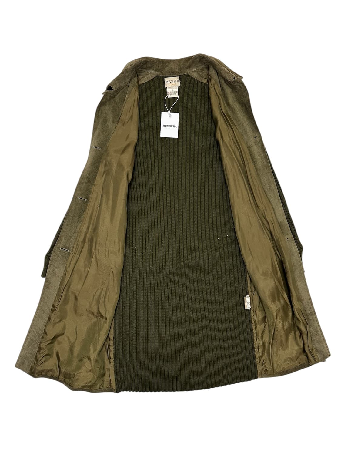 MAX&Co. Suede × Knit Coat 상품이미지5