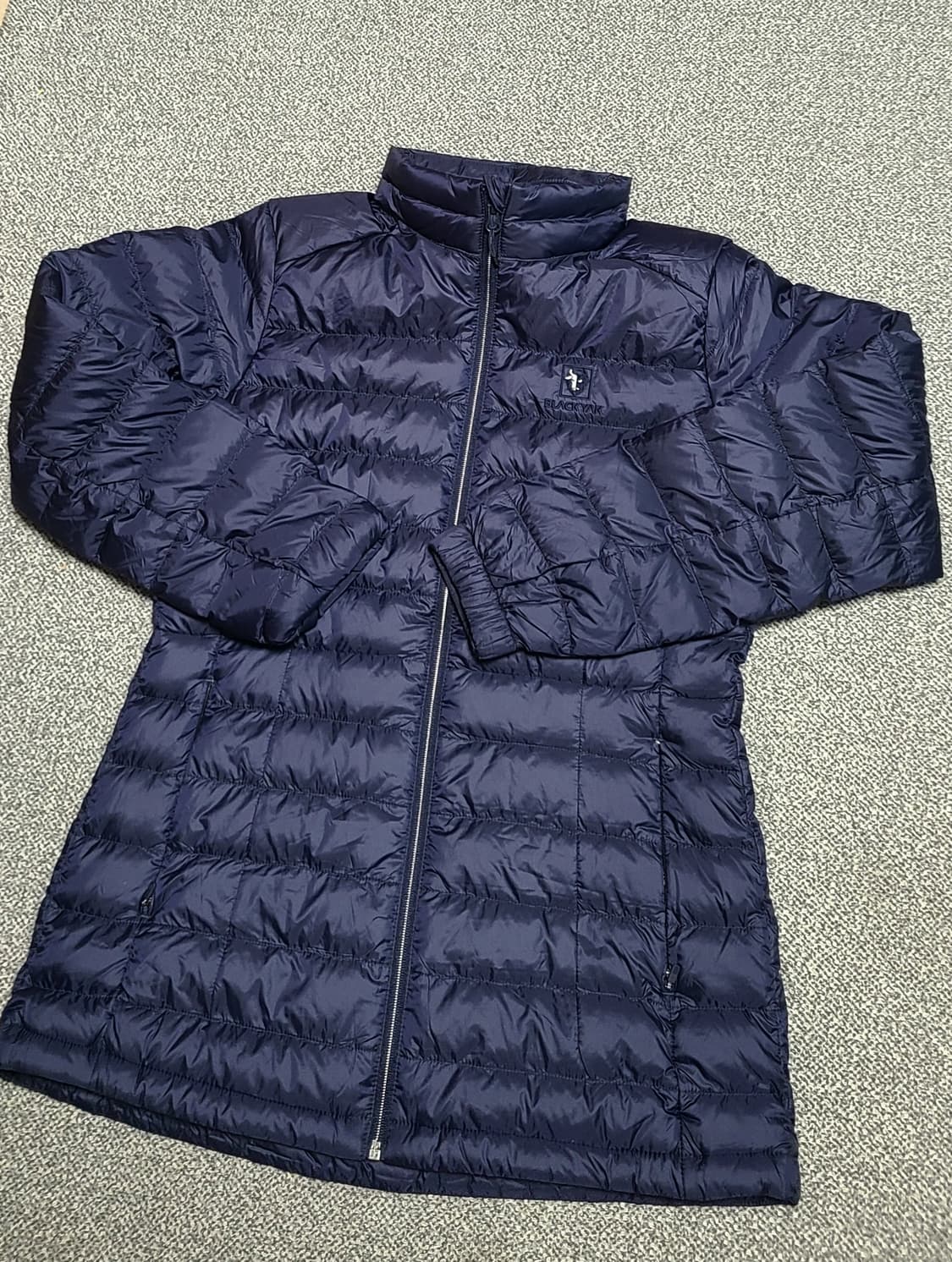블랙야크 여성 경량 구스다운 패딩 95 네이 정사이즈  상품이미지1