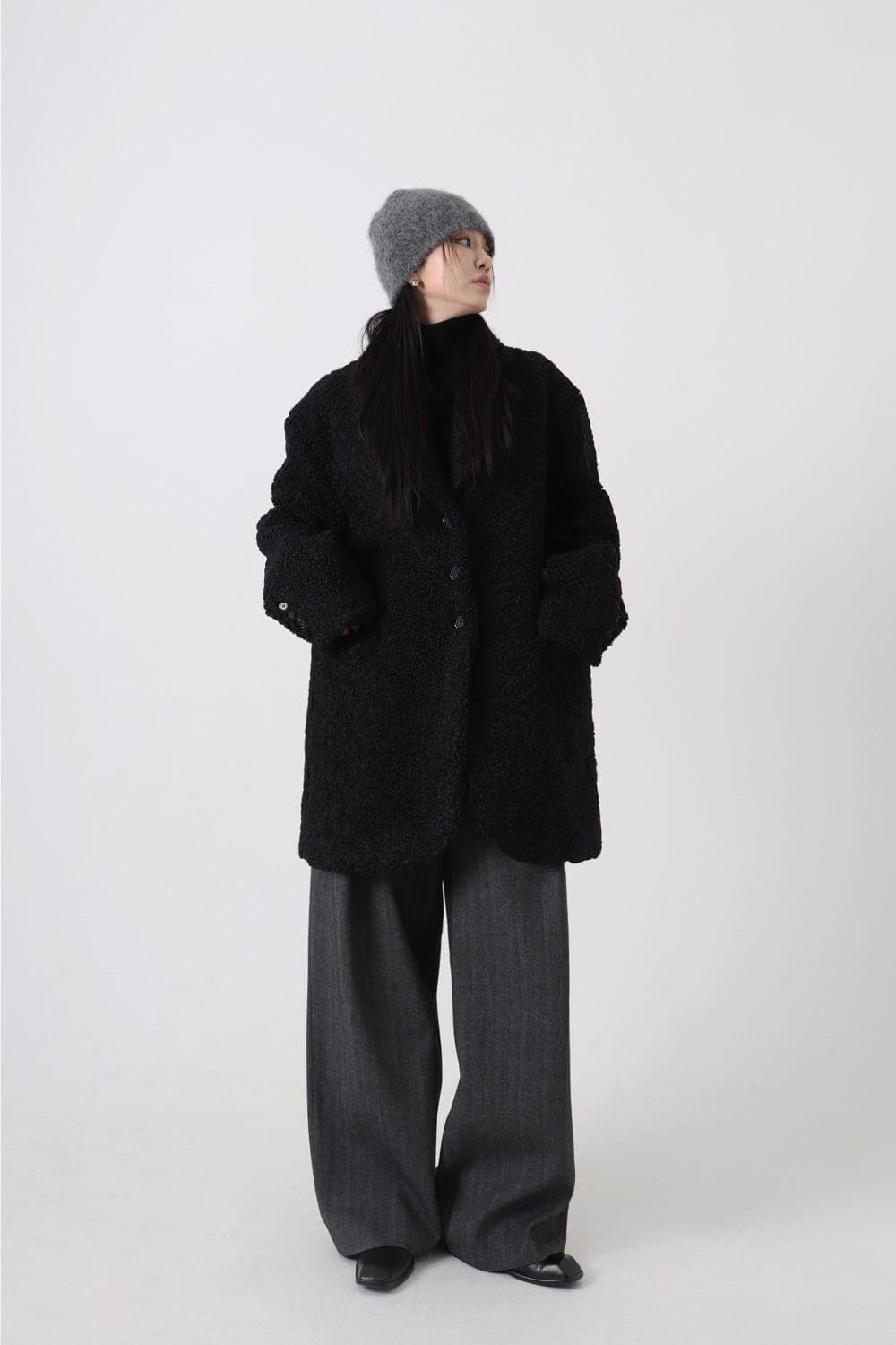 트리밍버드 푸들자켓 블랙 상품이미지4