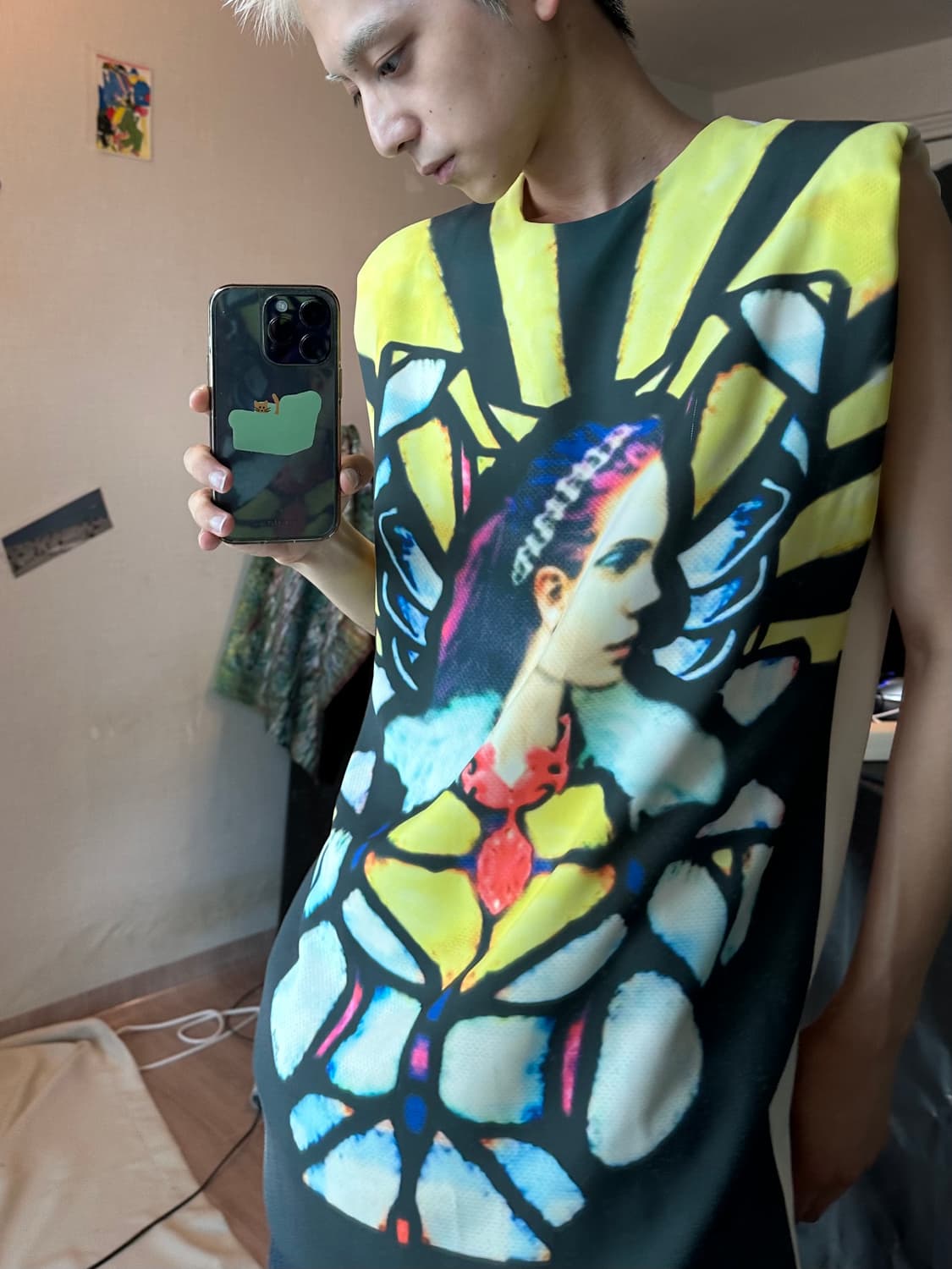 Vintage 프린팅 베스트 상품이미지2