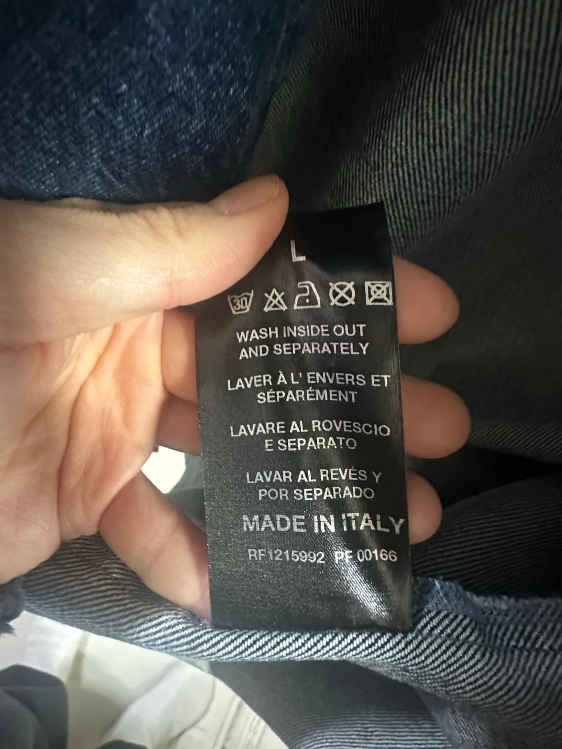 [L] 라프시몬스 아카이브 데님 셔츠 자켓 상품이미지6