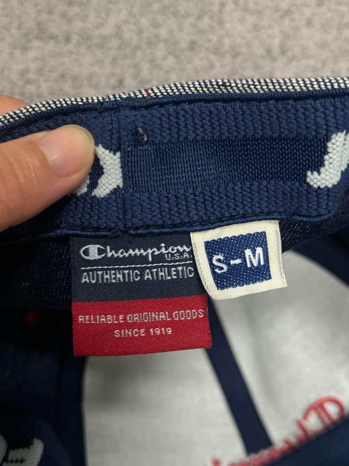 (S-M) 챔피온 빈티지 데님 볼캡 상품이미지3