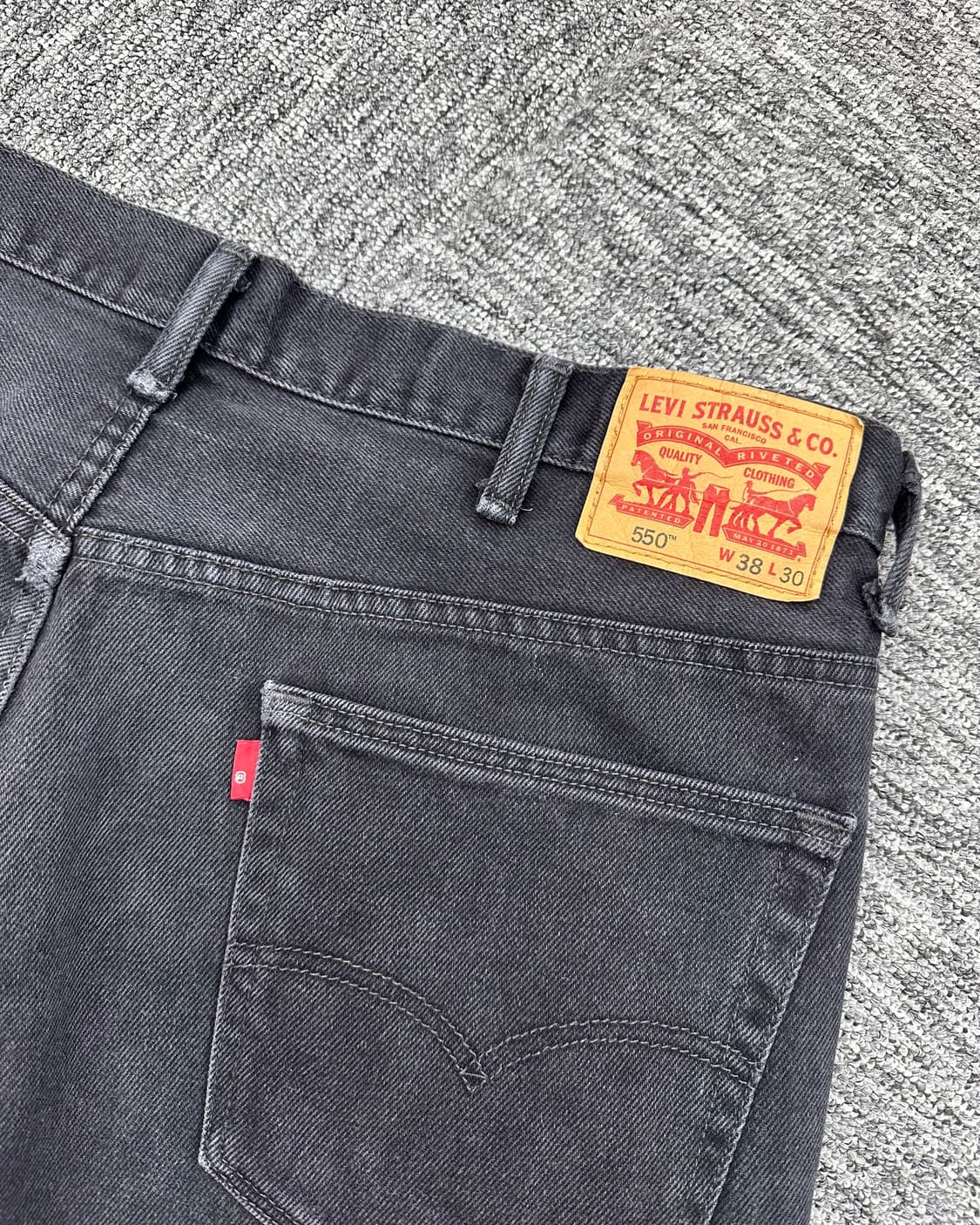 (허단49)00'S 리바이스 550 워싱블랙-M1259 상품이미지6