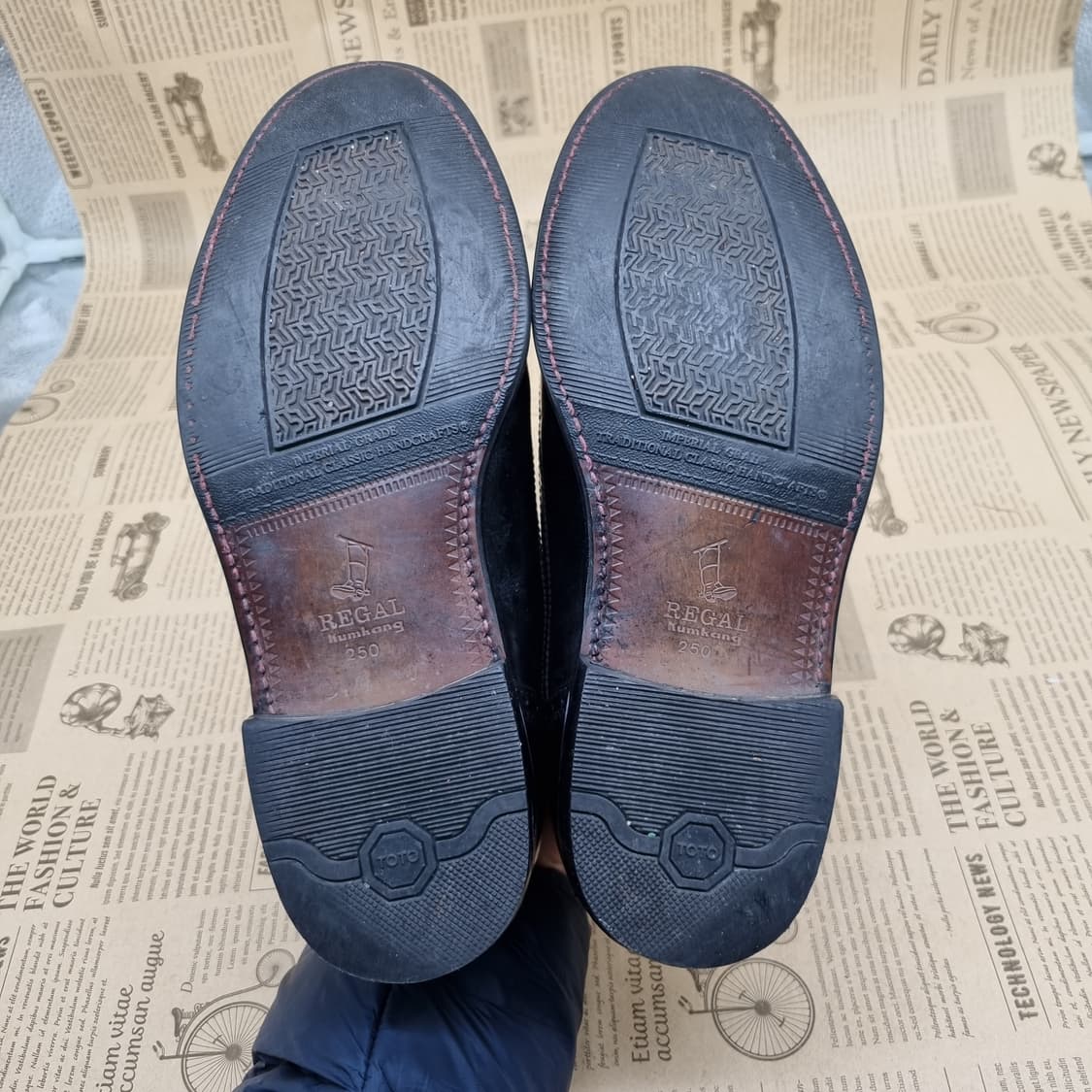 금강리갈 남성 윙팁구두 250 상품이미지3