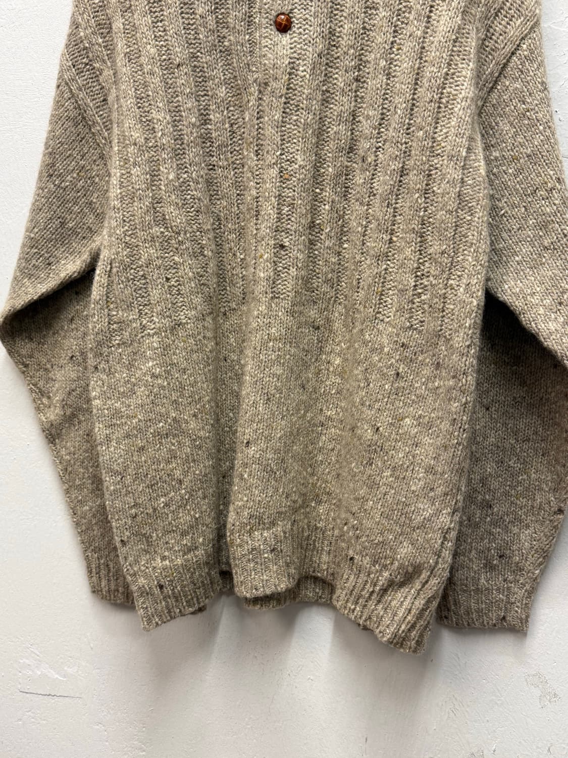 Old UNIQLO Wool Blend Henley Neck Knit 상품이미지4