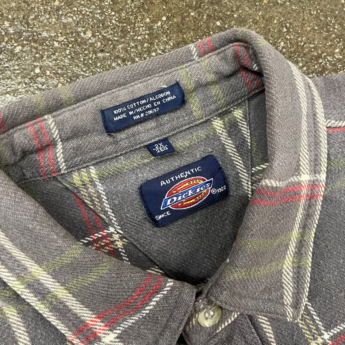 디키즈 플란넬 체크 셔츠 (110) 상품이미지4