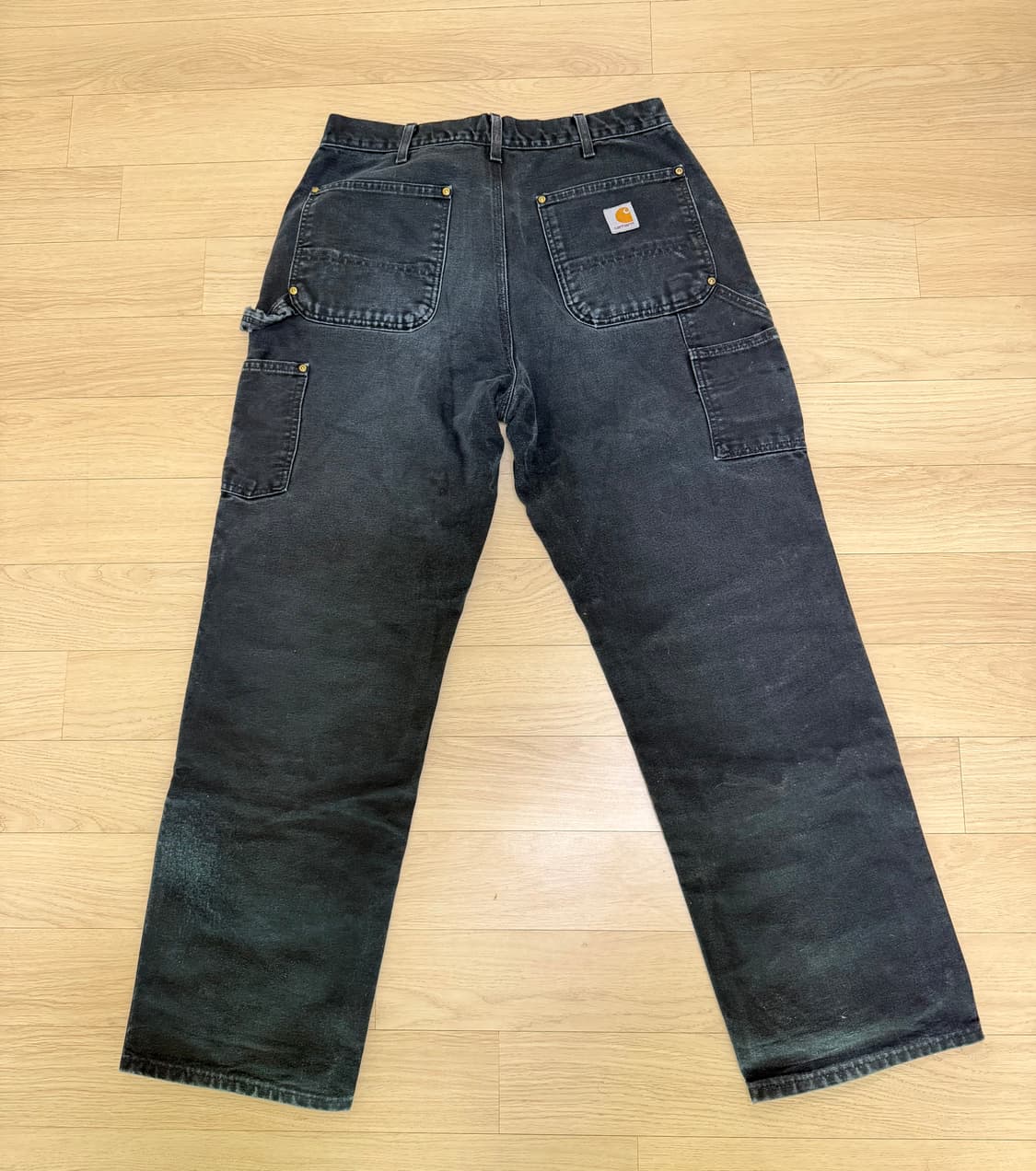 칼하트 더블니 팬츠 블랙 34/32 (B01) 상품이미지2