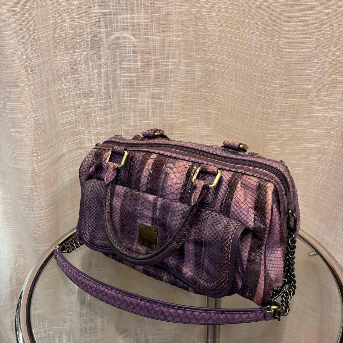 정품 MCM 벰피 보스턴 토트백     상품이미지3