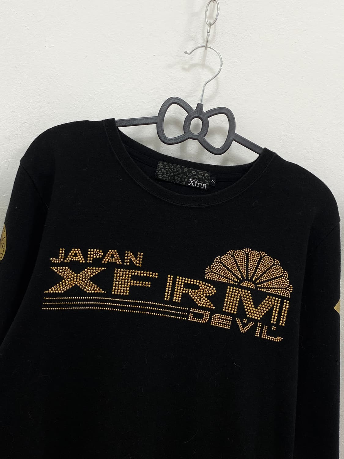 [X-FRM] y2k 펑크 골드 큐빅 롱슬리브 상품이미지5