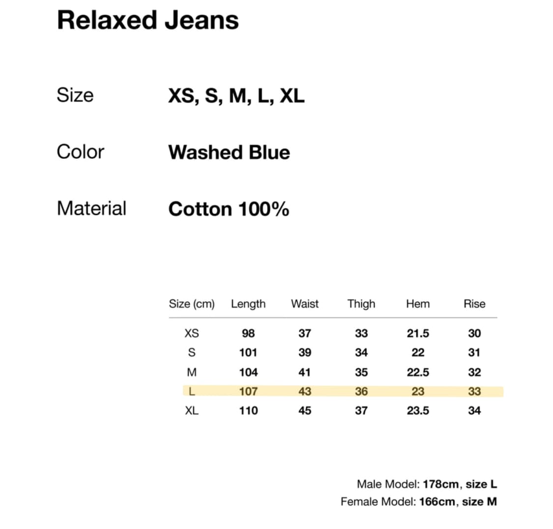 (새상품 L) 디스이즈네버댓 릴랙스드 진 데님 팬츠 워시드 블루 연청 상품이미지7