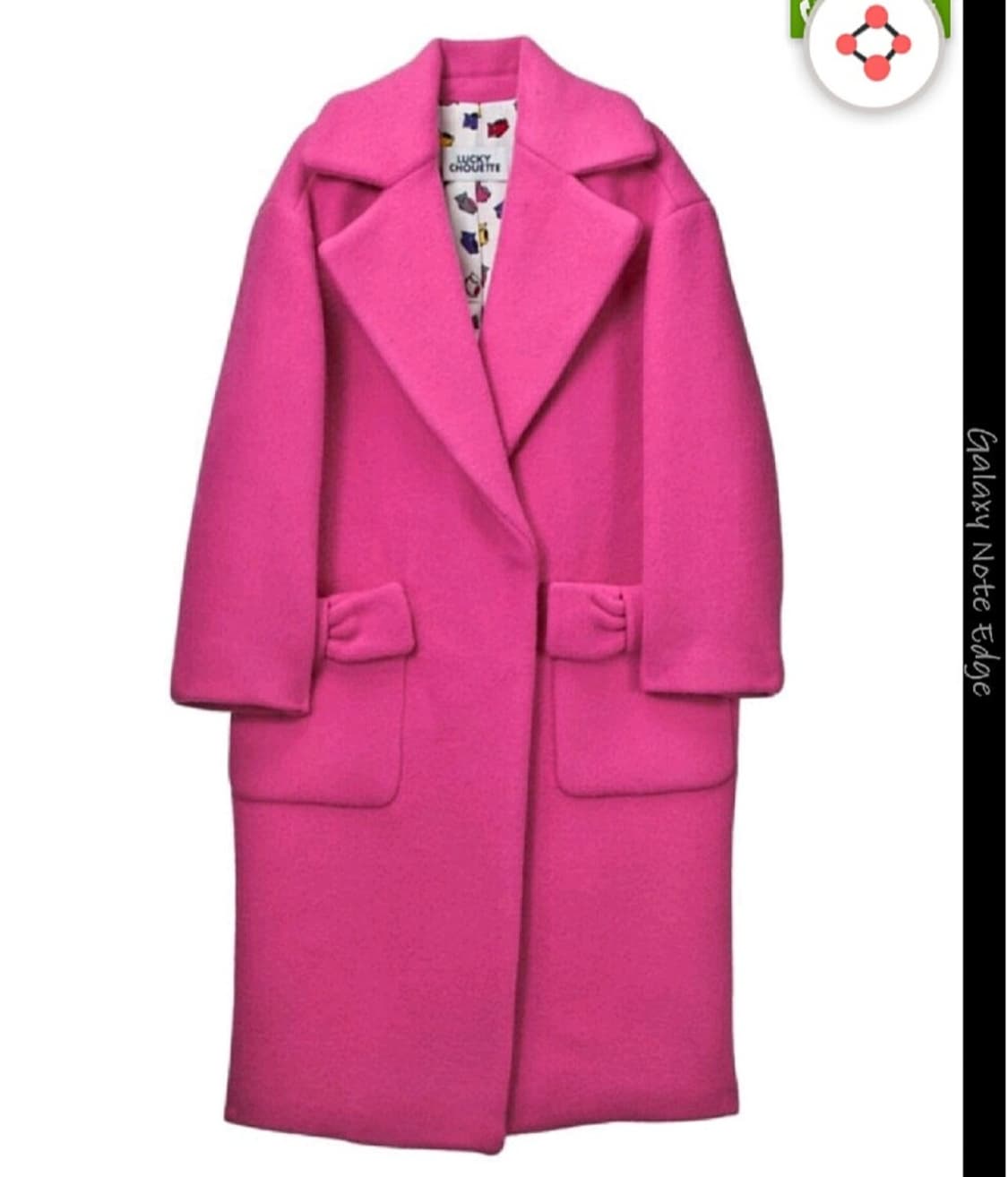 럭키슈에뜨 한예슬 리본 코트 (Hot Pink) 36사이즈 상품이미지1