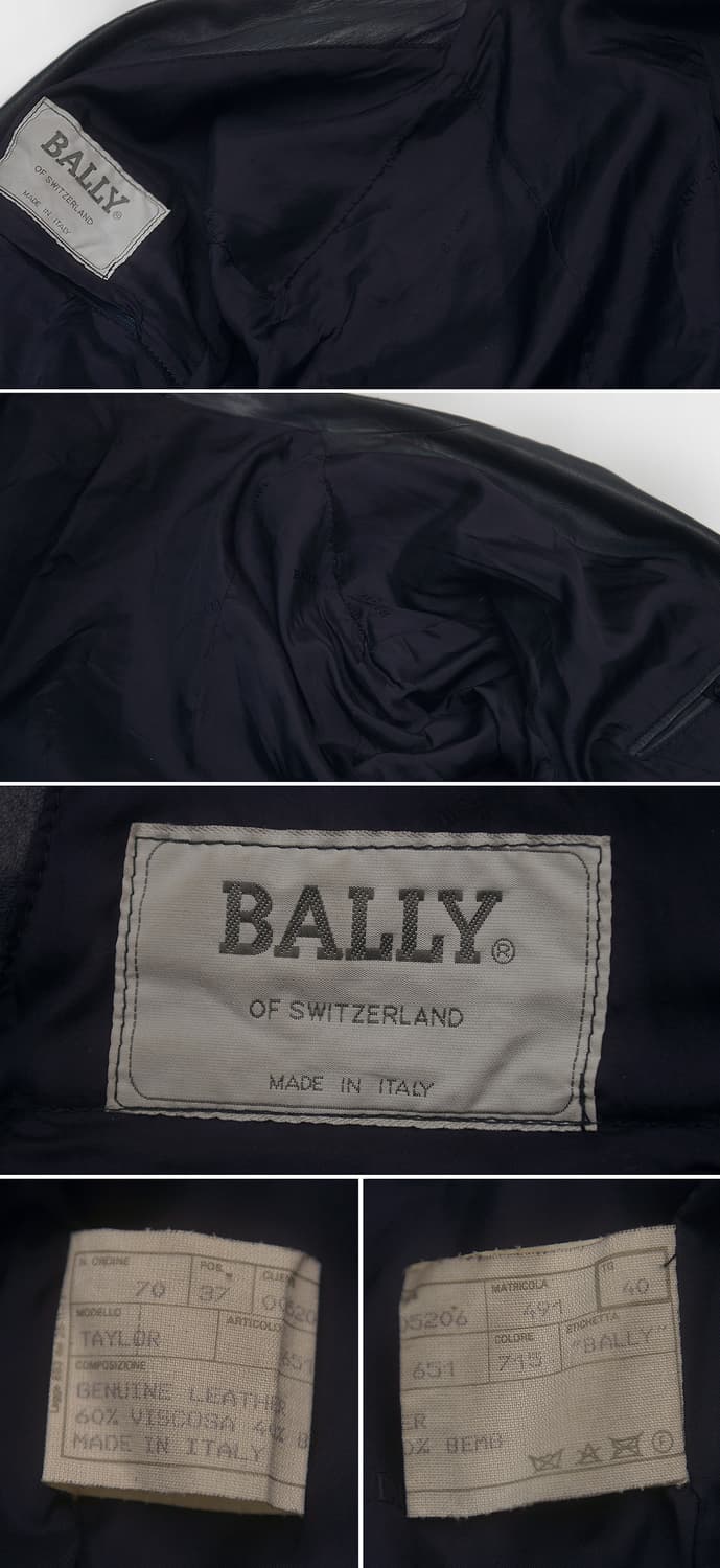 발리 (BALLY) 올드클래식 테일러 가죽 코트자켓 (40 / 100+) 상품이미지9