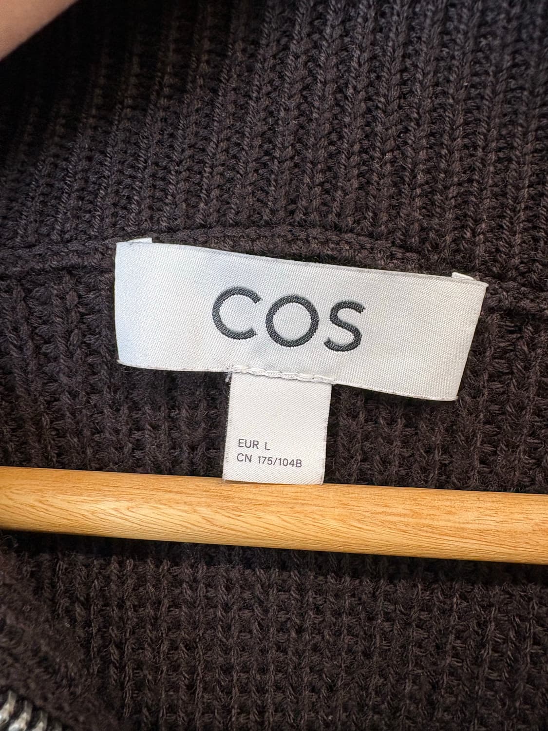 COS 코스 울 코튼 하프집업 점퍼 상품이미지6