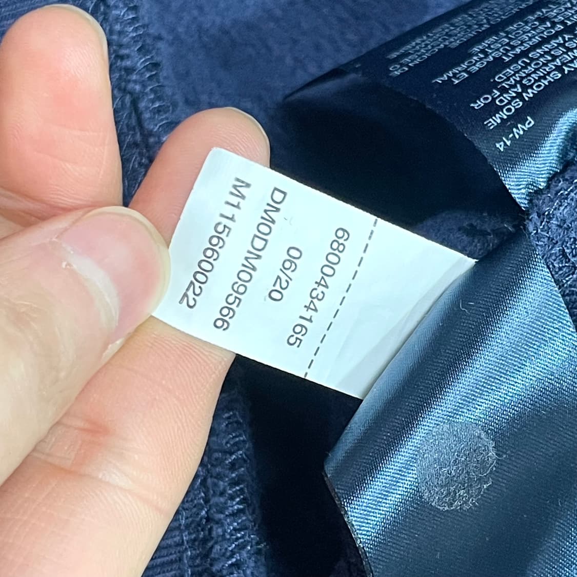 타미진스 시그니처로고 네이비 기모 후드티셔츠 남성XXL 상품이미지7