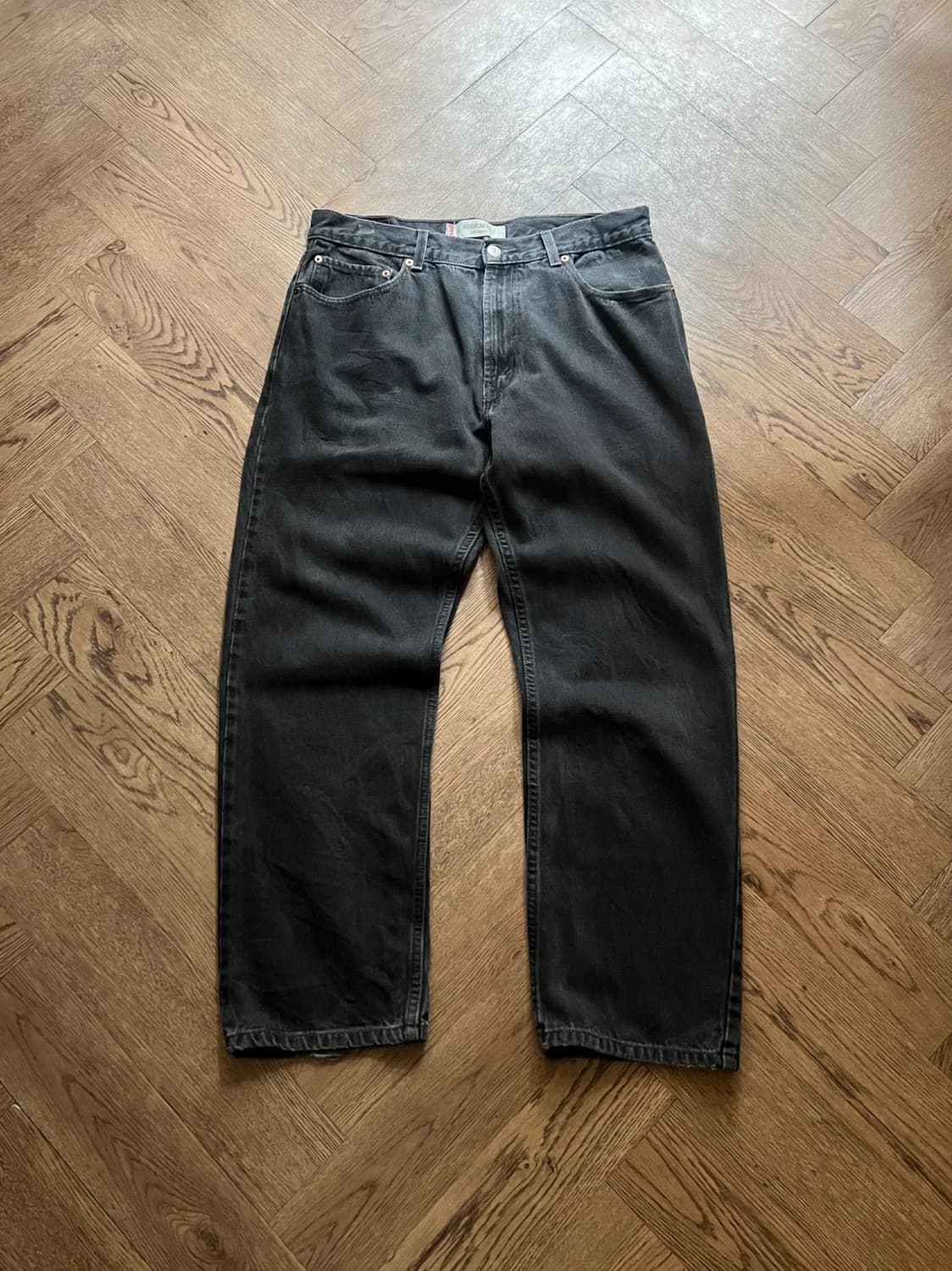 [36]00's 리바이스 USA 505 흑청 데님 팬츠 상품이미지1