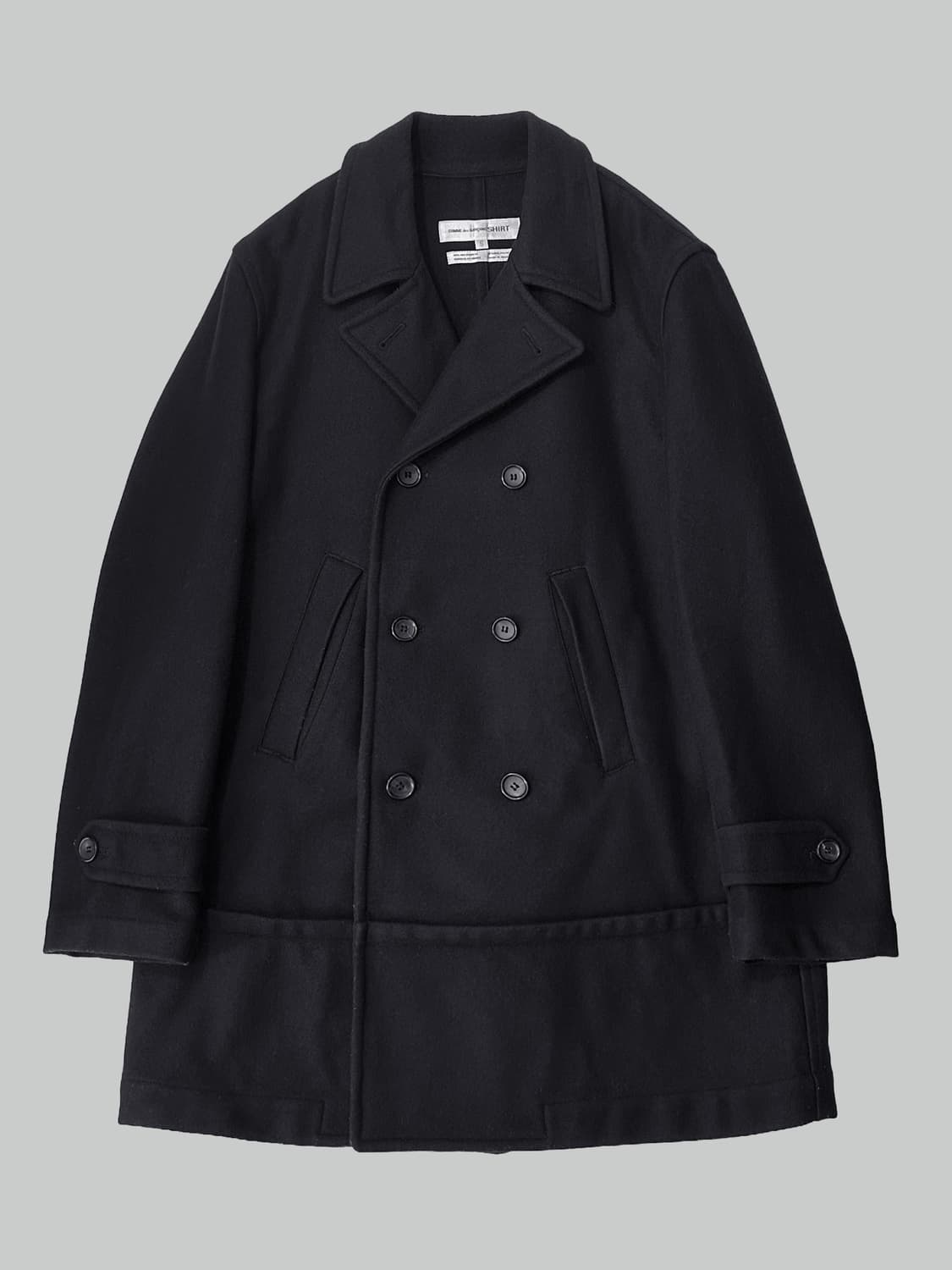 꼼데가르송 셔츠 울 피코트 다크 네이비 상품이미지1