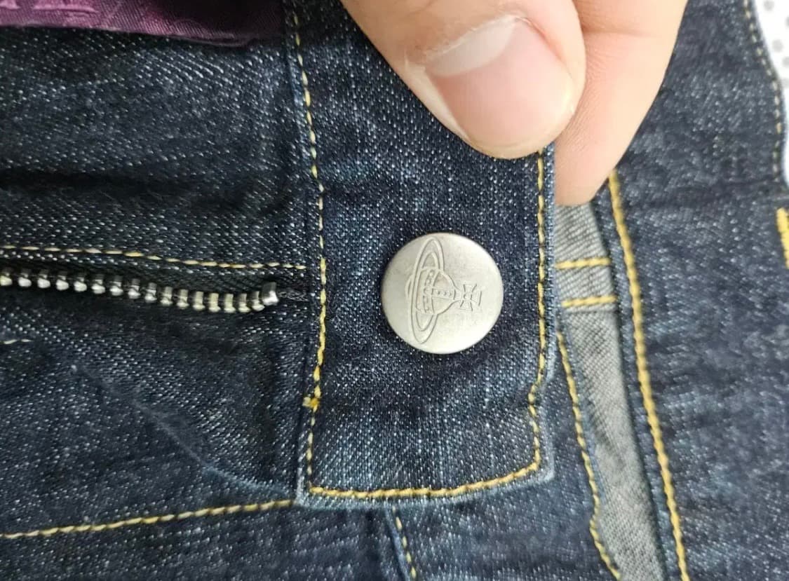 비비안웨스트우드 셀비지 데님 생지 진 상품이미지3