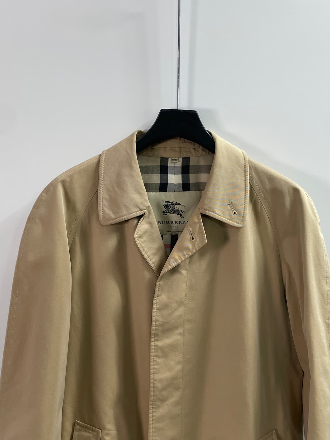 버버리 베이지 싱글 숏 맥코트 (on.501) 상품이미지2