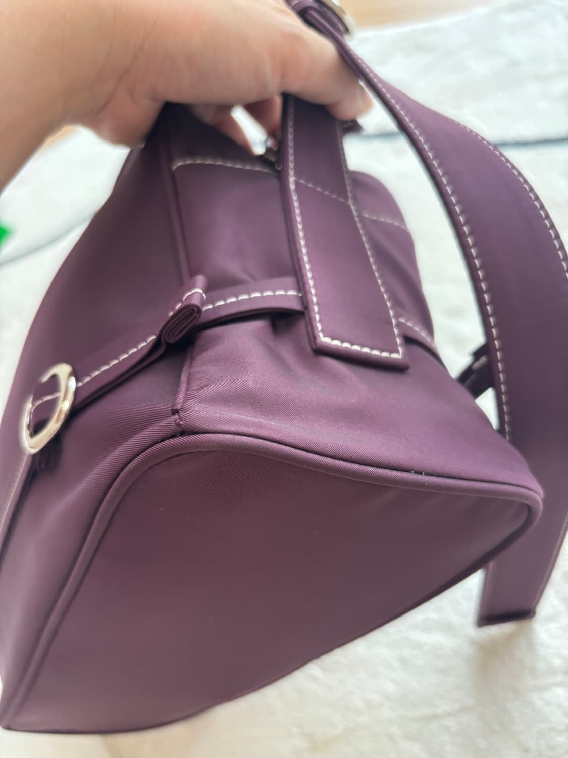혜키 포티백 퍼플 poty bag purple 방수 나일론 숄더백 상품이미지4
