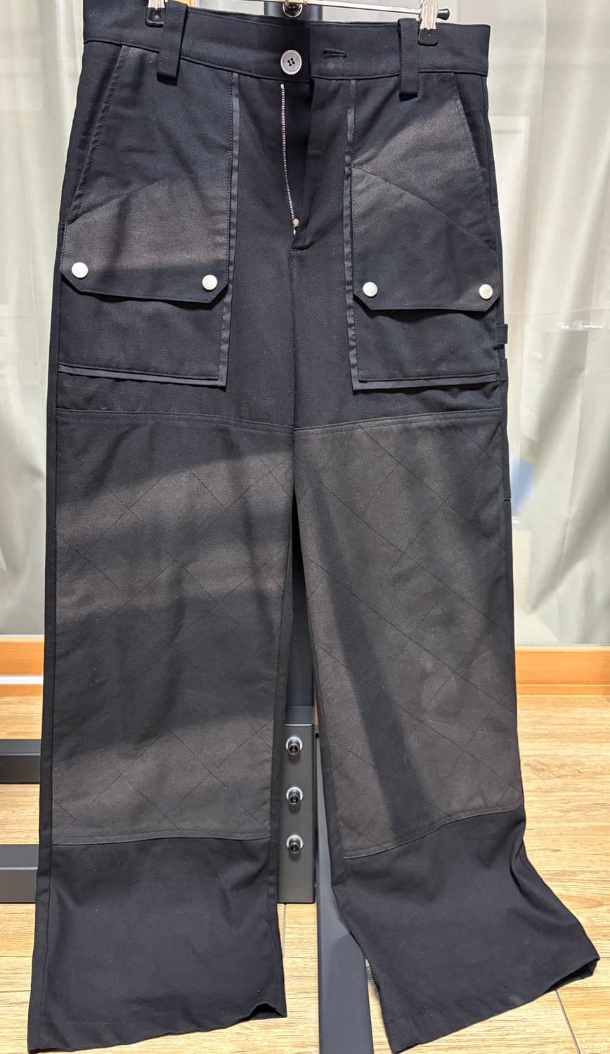 지용킴 23ss 썬블리치 더블니 트라우저 s 상품이미지2