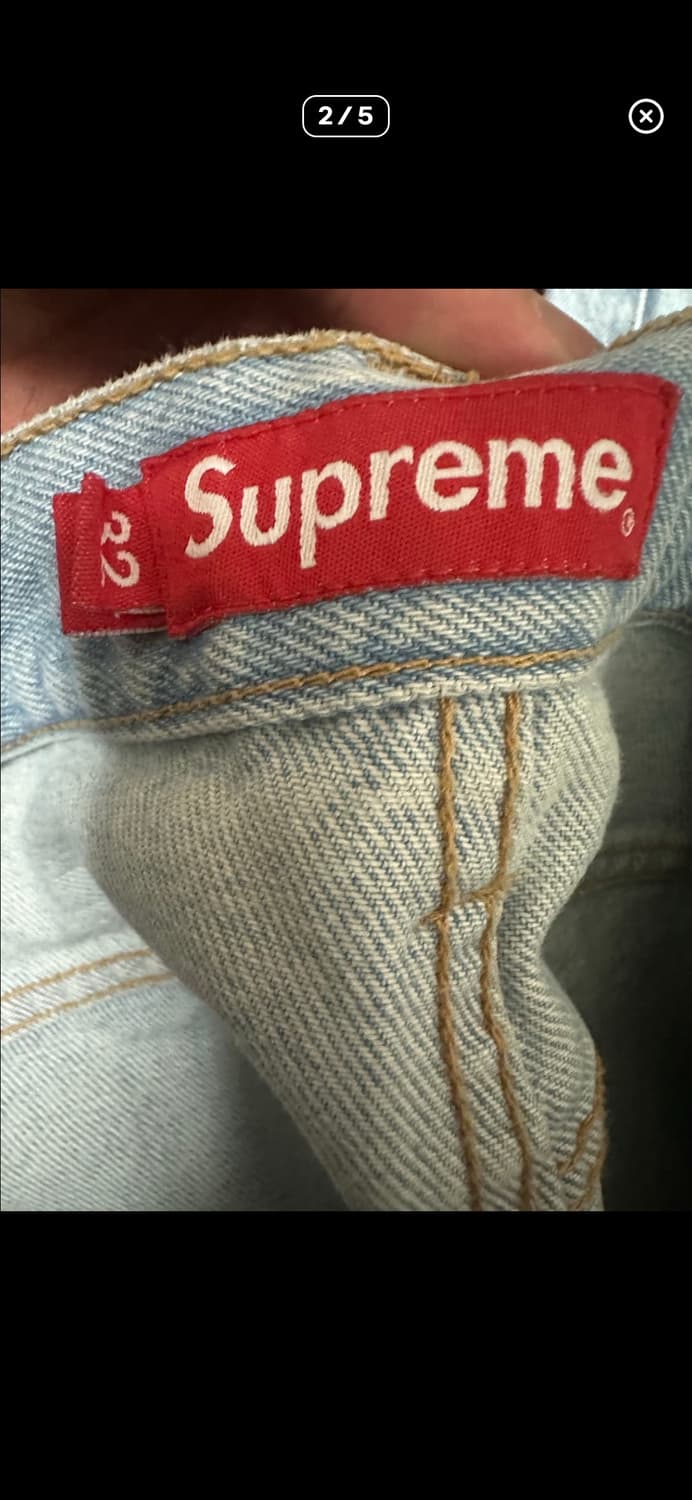 슈프림 레귤러 데님진 32 상품이미지2