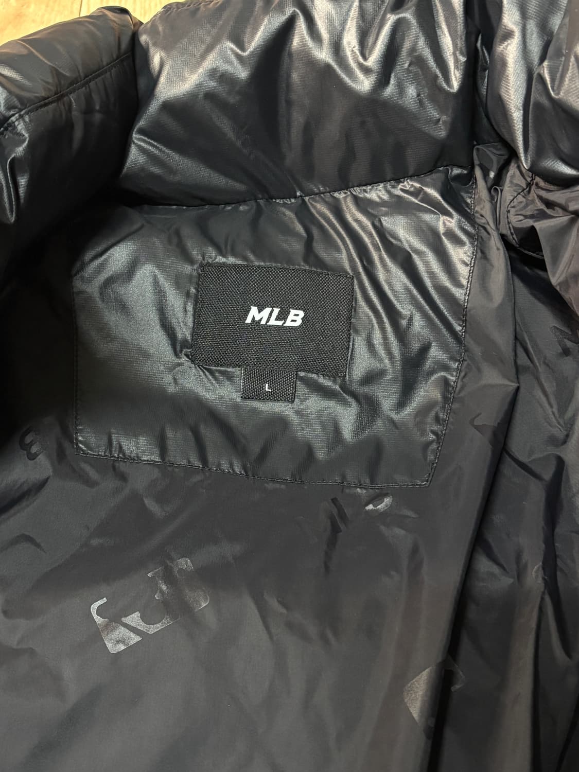 MLB 뉴욕 양키스 커브 패딩 블랙 L 상품이미지3