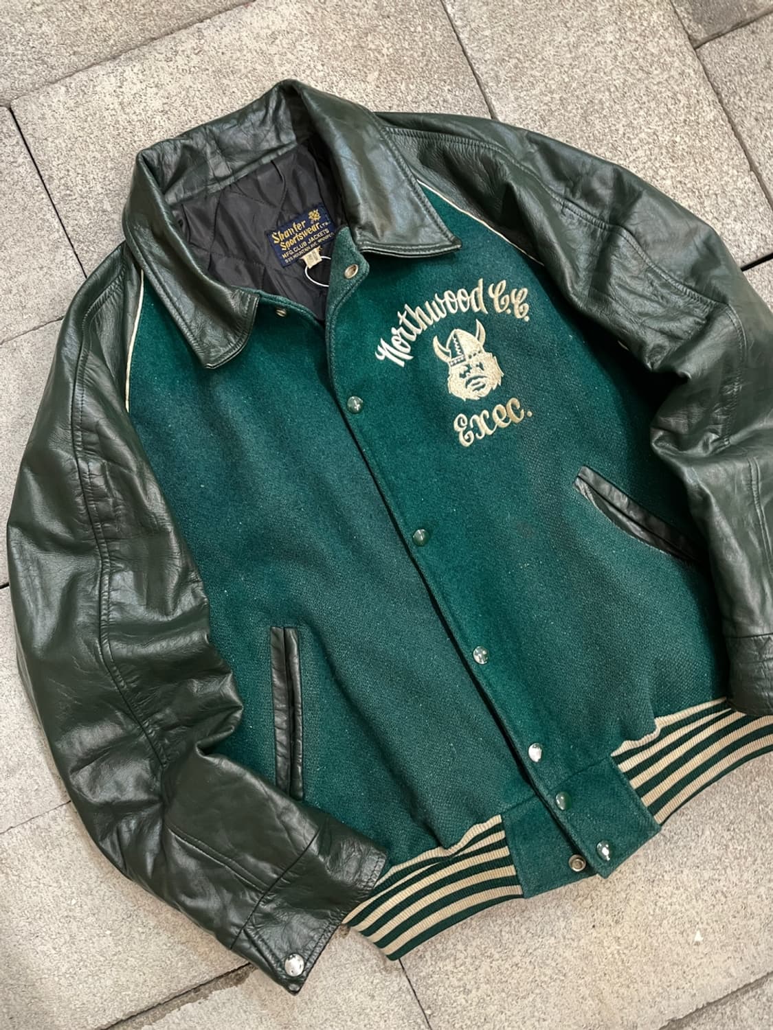 80s Shanter Sportswear 바시티 자켓 상품이미지3