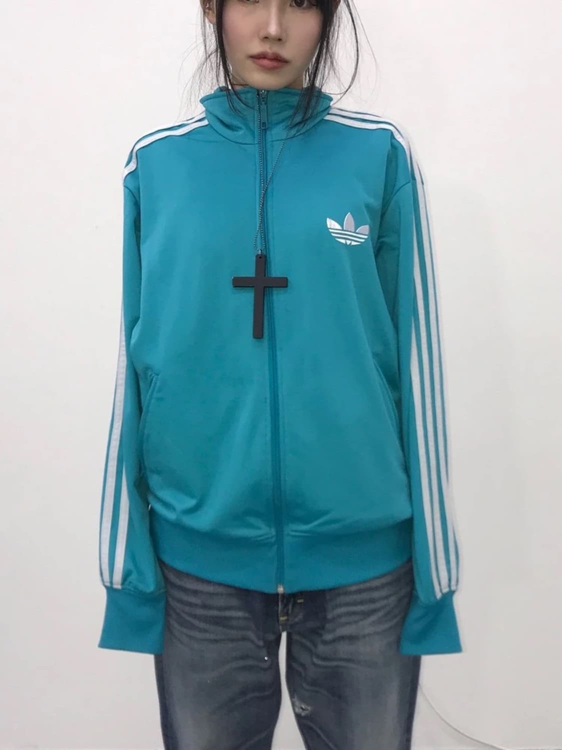 adidas Originals Track Top Mint Blue 상품이미지1