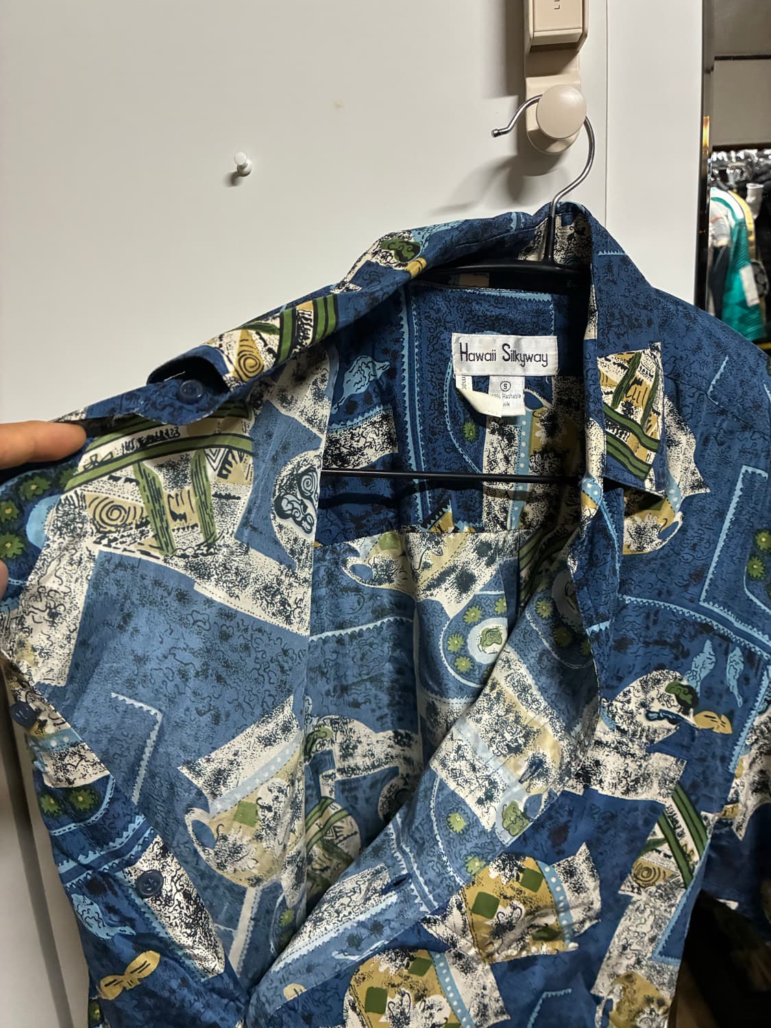 👕 [새상품] 하와이실키웨이 하와이안 실크 셔츠 M95~L100 상품이미지4