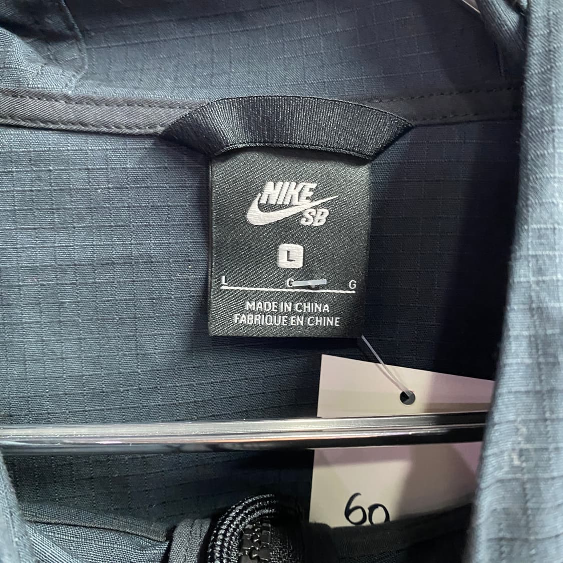 나이키 sb 스몰 로고 블랙 립스탑 아노락B3104 상품이미지4
