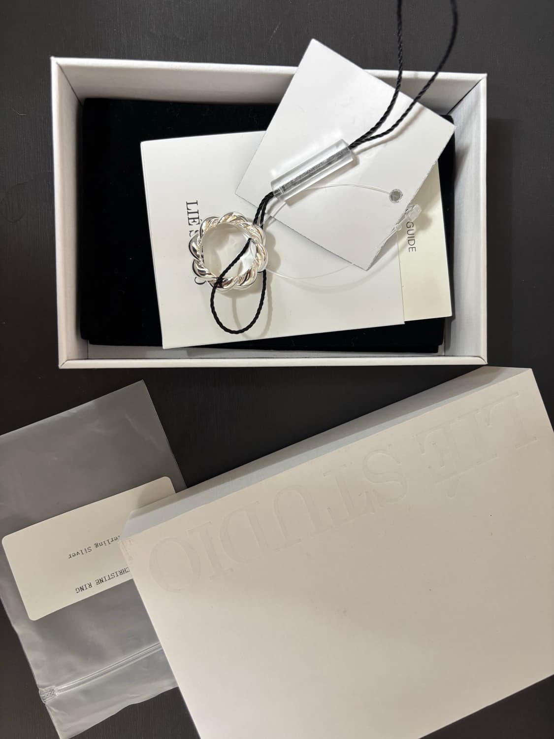 [50] 리에스튜디오 크리스틴링 차정원반지 새상품 상품이미지6