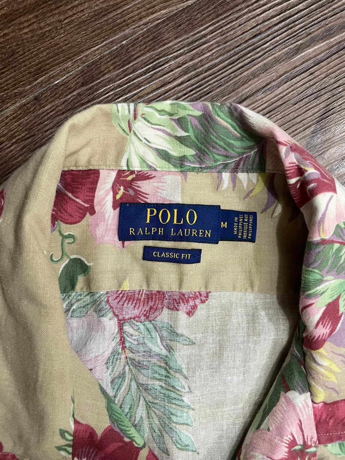 폴로 린넨 플로럴 하와이안 캠프 셔츠  상품이미지5