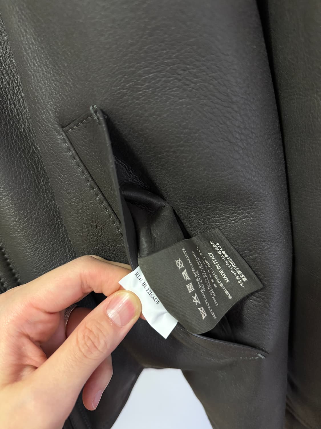 벨루티 양가죽 무스탕 상품이미지3