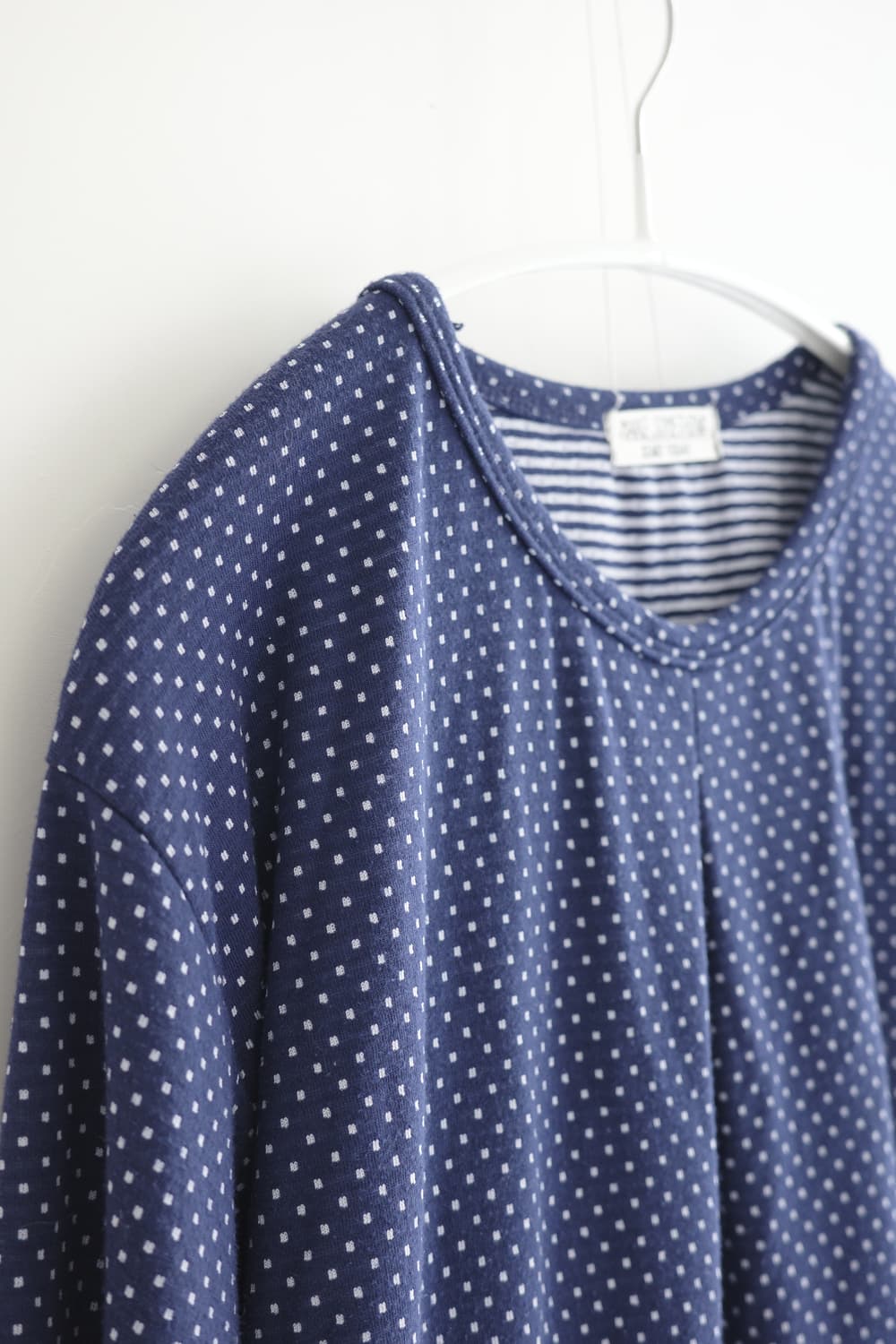 MAKE SOMETHING 네이비 도트 패턴 원피스 상품이미지3