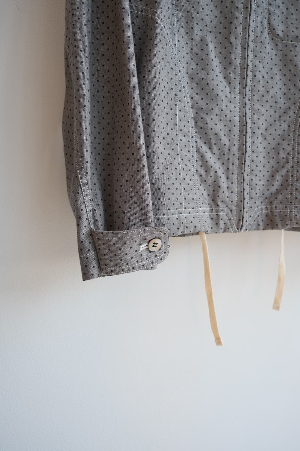 Dot pocket hood zip-up jacket 상품이미지7