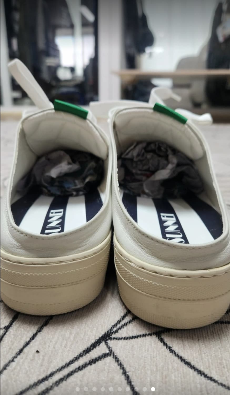 16SS SUNNEI 써네이 사보 그린 뮬 OG 260mm 상품이미지3