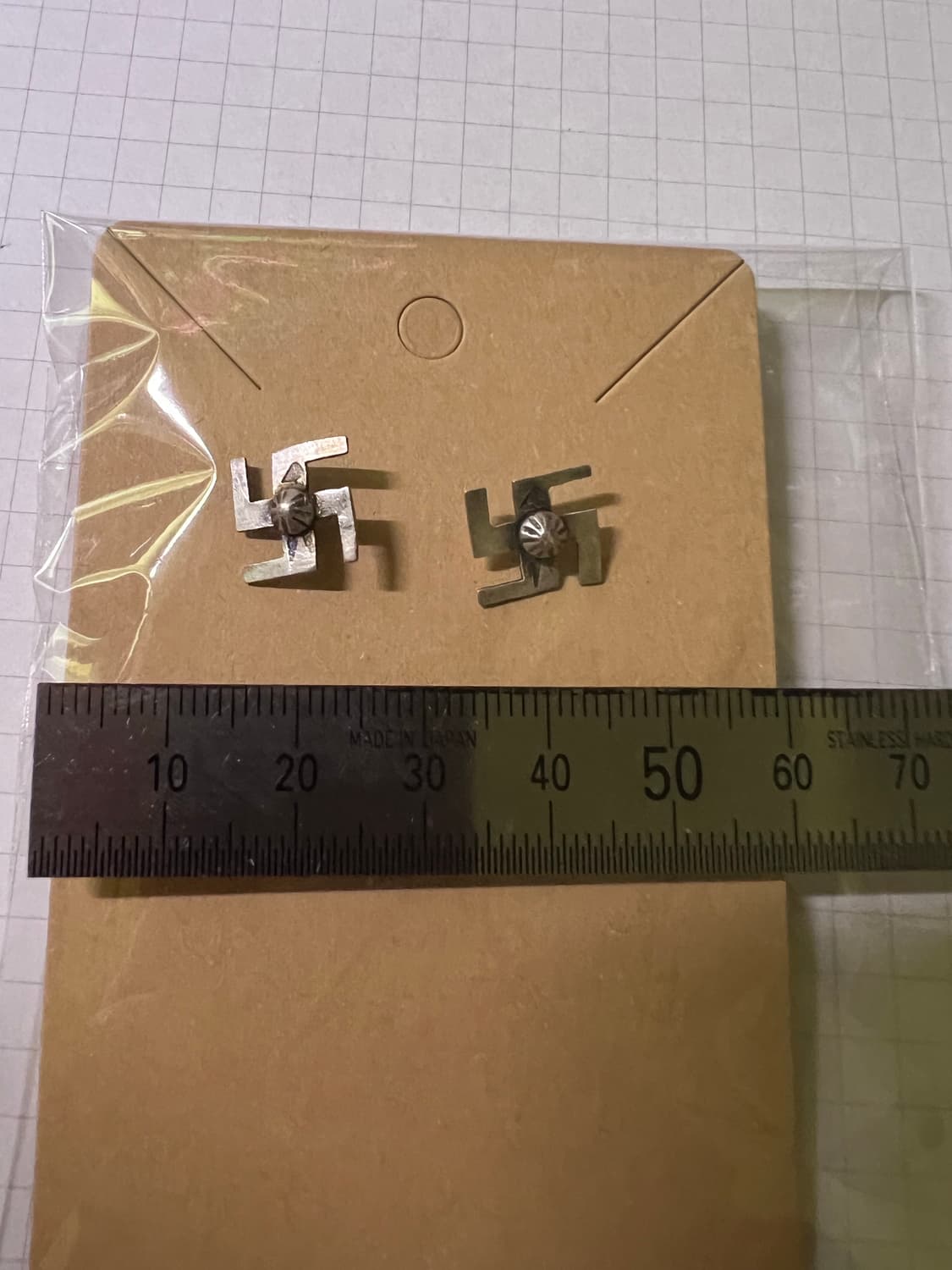 네이티브 아메리칸 주얼리 스와스티카 실버925 귀걸이 상품이미지2