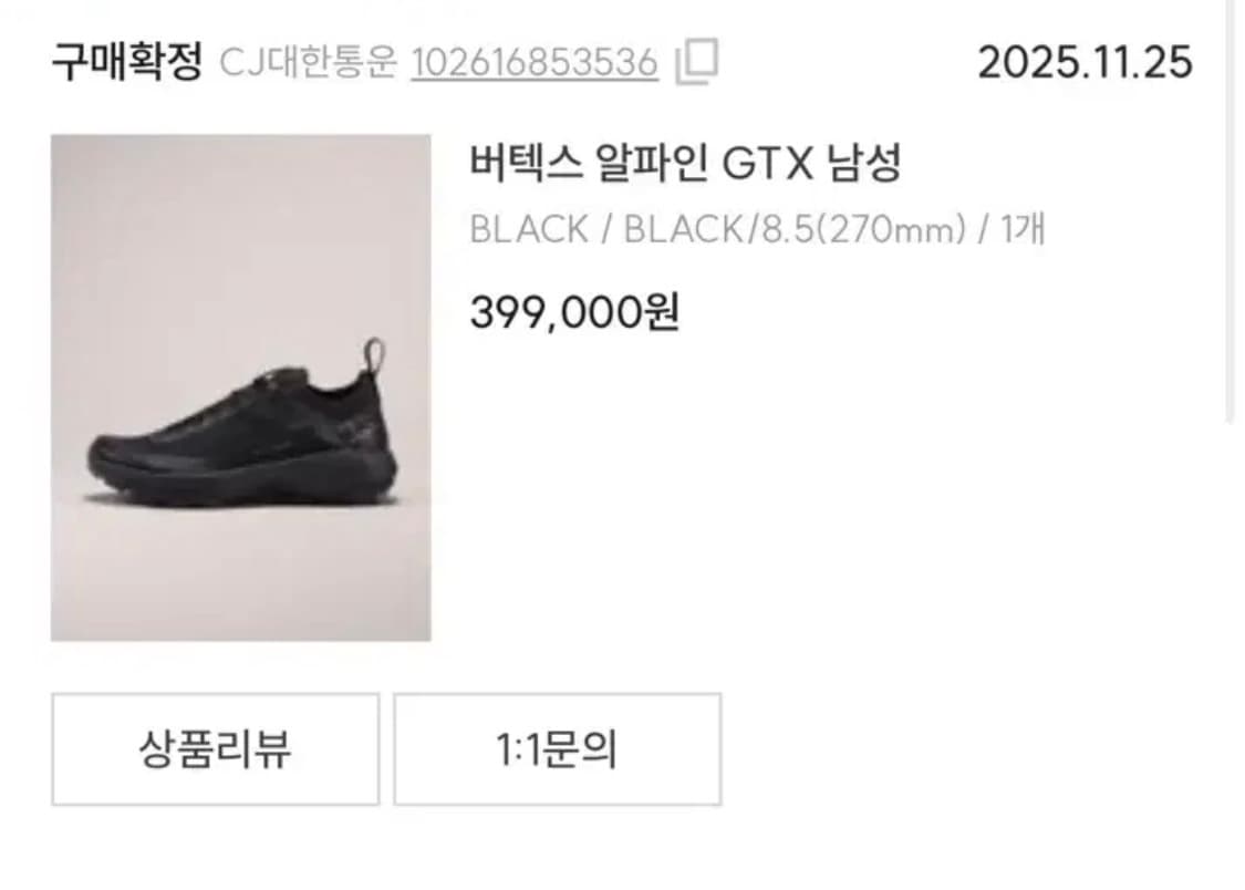 아크테릭스 버텍스 알파인 270 고어텍스 gtx 상품이미지6