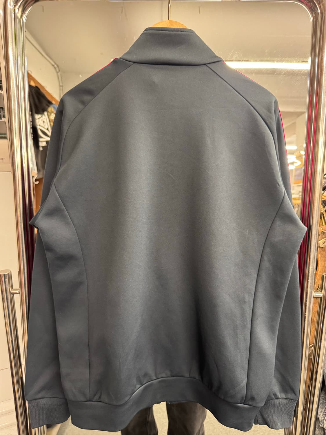 아디다스 차콜/핑크 트랙탑 져지 상품이미지5