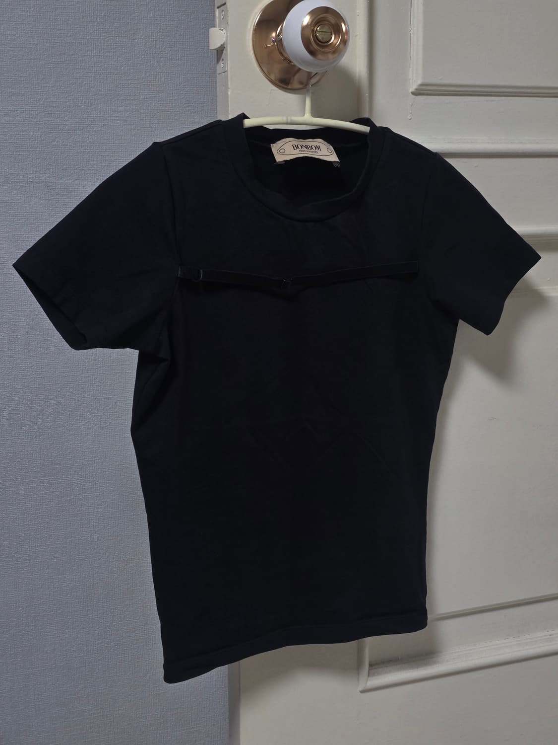 본봄 스트랩 반팔 LINGERIE STRAP TIGHT TSHIRT 상품이미지3