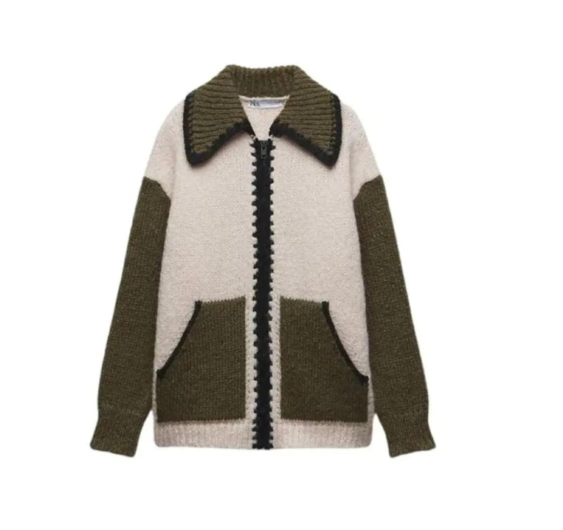 ZARA 니트 집업 가디건 상품이미지2