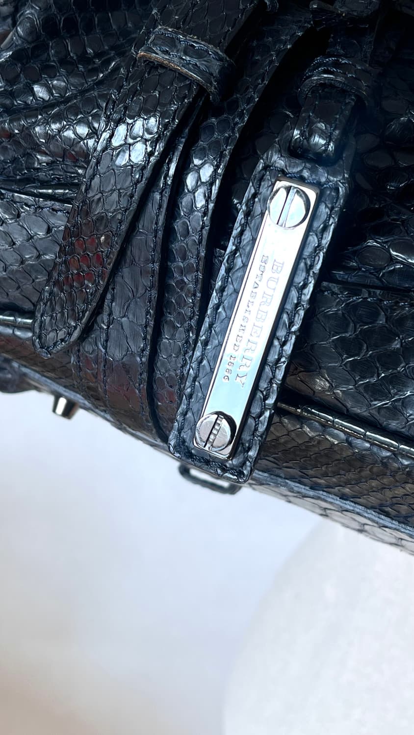 Burberry Prorsum 버버리 프로섬 파이톤 보스턴백 숄더백 상품이미지9