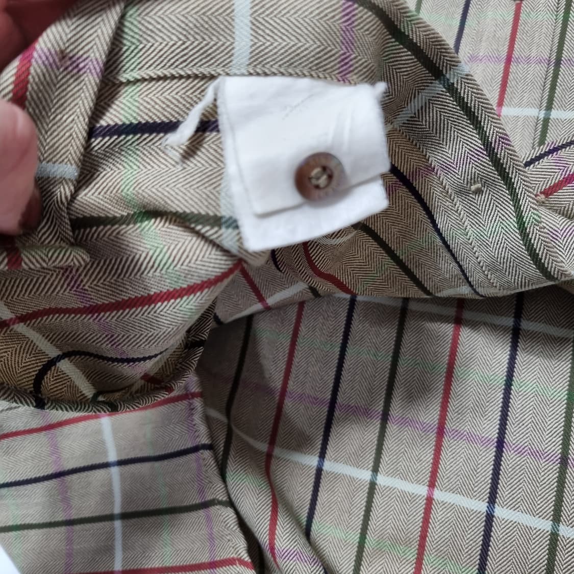 입생로랑 브라운 체크셔츠  상품이미지7