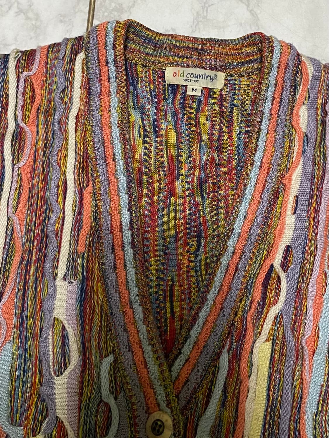 쿠지스타일 케이블 니트 조끼 베스트 사이즈 95 상품이미지2