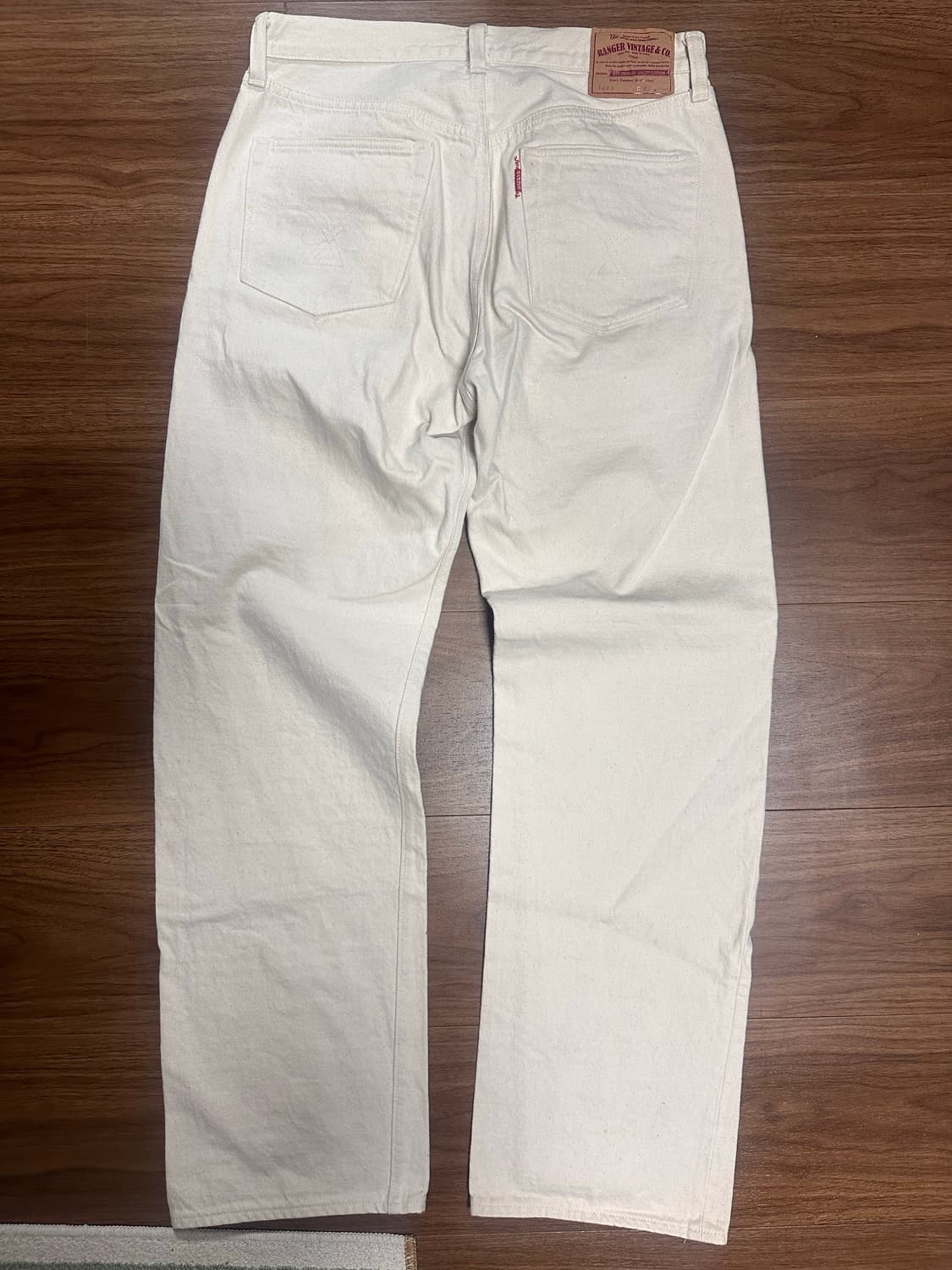 레인저빈티지 1940s 화이트 데님 셀비지 에크루진 상품이미지4